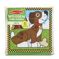 thumbnail image 3 of Melissa & Doug Pets Wooden Cube Puzzle With Storage Tray (16 pcs), 3 of 9