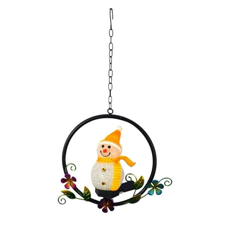 

Solar Garden Lights LED Christmas Snowman Hanging Lights Waterproof