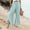 Blue, variant on Mlqidk Linen Pants Women Summer Wide Leg High Waist Ruffle Hem Trouser Pants Petite Dressy Beach Vacation Cropped Pants with Pockets Gray XL