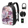 thumbnail image 3 of YFYANG 17" Laptop Backpack, Abstract Botanical Art Fashion Travel Work Backpack with USB and Headphone Cable Interface for Men and Women, 3 of 8