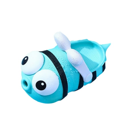 

Gomelly Girls Pool Comfort Closed Toe Slides Summer Nonslip Waterproof Sandals Cute Quick Dry Water Shoes