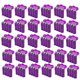 thumbnail image 1 of Treinta (30) EBC Battery AA AAA Caja de Almacenamiento de Batería de Plástico Púrpura Caja de Soporte Envío de EE. UU., 1 of 9