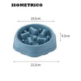 thumbnail image 5 of Plato Para Perro Xtellar azul Alimentación Lenta Antiasfixia Ralentizar, 5 of 5