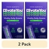 (2 pack) L'Evate You Vitality Daily Greens - Dietary Supplement - Original - 10 Count