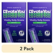 (2 pack) L'Evate You Vitality Daily Greens - Dietary Supplement - Original - 10 Count