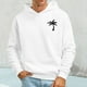 thumbnail image 3 of Gibobby Sudaderas hombre Sudadera con capucha para mujer y hombre de manga larga a la moda(Blanco,M), 3 of 4