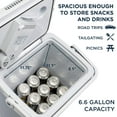 thumbnail image 3 of IVATION 27 Qt Portable Soft-Sided Cooler with Insulating Temperature Control for Food, Drinks, Bottles, Containers, 3 of 8