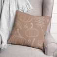 thumbnail image 3 of Creative Products Dusty Rose Fall Pattern 18 x 18 Spun Poly Pillow, 3 of 3
