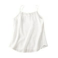 thumbnail image 2 of TMOYZQ Linen Tank Top for Women Cotton Linen Adjustable Strap Camisole Scoop Neck Sleeveless Cami Shirt Loose Fit Lightweight Summer Top, 2 of 3