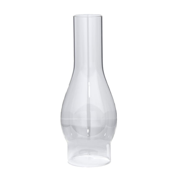 B&P Lamp 3 Inch by 10 Inch Clear Glass Oil Lamp Chimney for Vintage and Restoration of Antique Oil and Kerosene Lamps