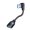 15cm-Left bend, variant on Portable USB3.0 Male to Female Adapter Line Right Angled Connector Cord Fast Speed 5Gbps Data Transfer Cable Wire