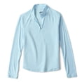 thumbnail image 1 of Camisa Orvis Dricast para mujer, con cierre en cuarto, azul bruma, talla L, 1 of 1