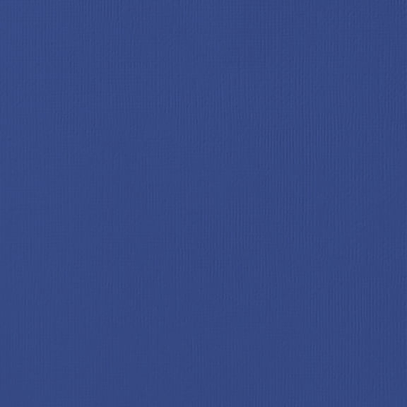 American Crafts 80lb Textured Cardstock 12"X12"-Sapphire