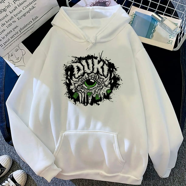Duki Sudaderas Con Capucha Mujeres anime Sudor y2k Divertido Chándal Mujer Invierno Camisa