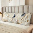 thumbnail image 2 of Honeii Elegant Butterflies And Pearls Print Long Body Pillowcase 20x54 in,Body Pillow Cover with Zipper,Large Body Pillowcase,Soft Bed Decorative, 2 of 7