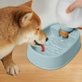 thumbnail image 4 of Botella de agua portátil para perros 2 en 1, dispensador de agua para mascotas de plástico a prueba de fugas con cuenco para viajar, pasear y actividades al aire libre, 4 of 6