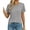 Gray, variant on Rosvigor Blouses for Women Short Sleeve Shirts Casual Dressy Summer Tops with Pleats