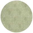 thumbnail image 2 of Addison Rugs Chantille Indoor/Outdoor Transitional Floral Sage Washable Round Rug, 8' x 8', 2 of 6