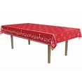 thumbnail image 3 of Western Red Bandana Banquet Plastic Tablecloth 54" X 106" Tableware Decoration, 3 of 6