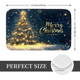 thumbnail image 3 of Bath Mat Christmas Tree Snowflake Xmas Bathroom Rug Shower Mat Non Slip Absorbent Quick Dry Memory Foam Washable Soft Floor Carpet Bath Rug for Small Bathroom Tub Sink Hotel 15.7 x 23.6 inch, 3 of 6