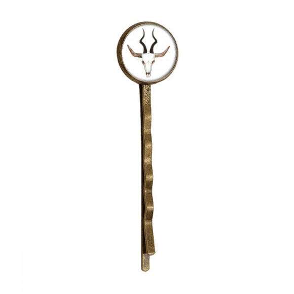 combination b horn cattle retro metal hair bobby pin headwear