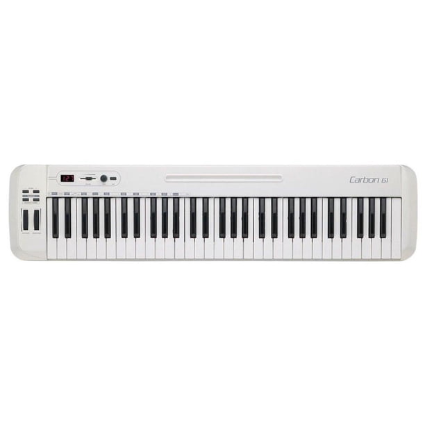 Controlador MIDI Samson Carbon 61 blanco
