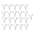thumbnail image 1 of (21-Pack) Replacement Pool V-Clips - Pool Brush Plastic Clips/Pool Pole Net, 1 of 7
