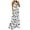 White, variant on Ichuanyi Woman Dress Women Tropical Print Halter Backless Maxi Dress Sexy Sleeveless Beach Dress