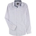 thumbnail image 1 of Bar III - Camisa de vestir con botones a cuadros para hombre, color morado, cuello de 15.5 pulgadas, manga de 32 a 33 pulgadas, 1 of 2