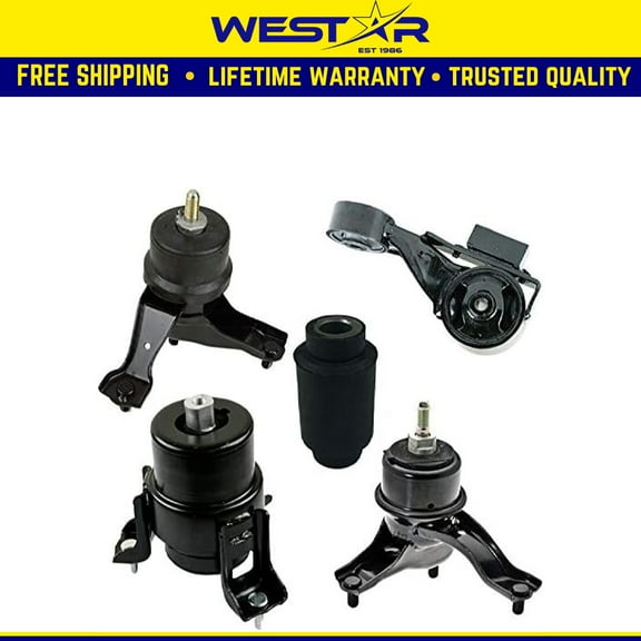 Fits 2004-2006 Toyota Sienna 3.3L FWD Engine Motor & Trans Mount Set 5pc : 9694, A4212, A4284, A4257, A4207