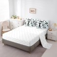 thumbnail image 5 of Homewish Cartoon Black Cats Twin Bedding Sets 7-Piece for Kids Teens,Kawaii Animal Bedding Comforter Set Microfiber,Abstract Geometric Breathable Sheet Sets,Super Cozy Room Decor,Reversible, 5 of 8