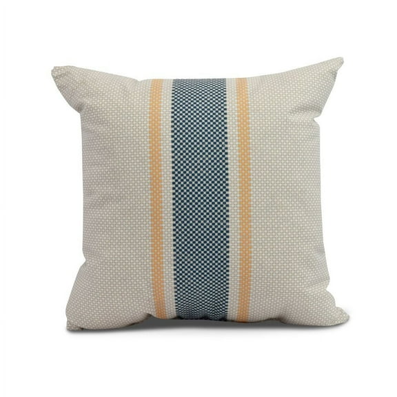 Simply Daisy, 20 x 20 inch,Grain Sack Decorative Pillow,Yellow
