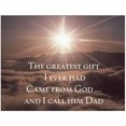 thumbnail image 1 of SassyXpressions - The Greatest Gift - Dad - Refrigerator Magnet - Sentimental - White Plastic - 1 Piece, 1 of 1