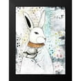 thumbnail image 2 of Ogren, Sarah 11x14 Black Modern Framed Museum Art Print Titled - The Rabbit and the Flower, 2 of 5