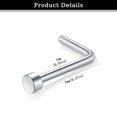 thumbnail image 3 of LAURITAMI 28Pcs 20G Nose Rings Hoops L Shaped Surgical Stainless Steel Nose Piercings Jewelry, 3 of 5