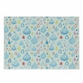 thumbnail image 1 of Rain Cutting Board, Various Large and Small Heavy Rain Drops Fluid Squall Fall Season Graphic Art Print, Decorative Tempered Glass Cutting and Serving Board, Small Size, Multicolor, by Ambesonne, 1 of 1