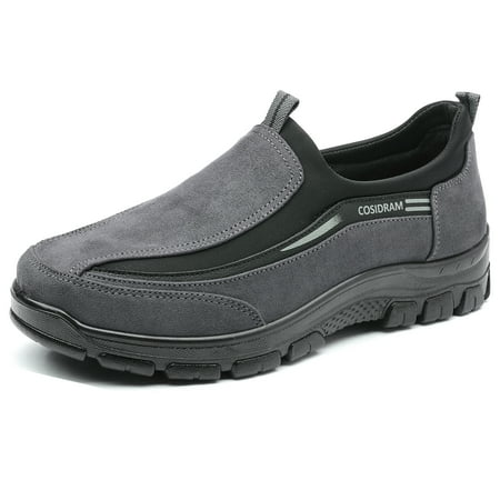 

COSIDRAM Mens Casual Shoes Slip on Loafers Comfortable Non Slip Suede Driving Walking Shoes for Men