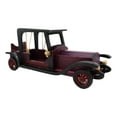 thumbnail image 6 of Hand Made Wood Retro Antique Style Purple Model T Sedan Car Wine Holder Figurine, 6 of 9