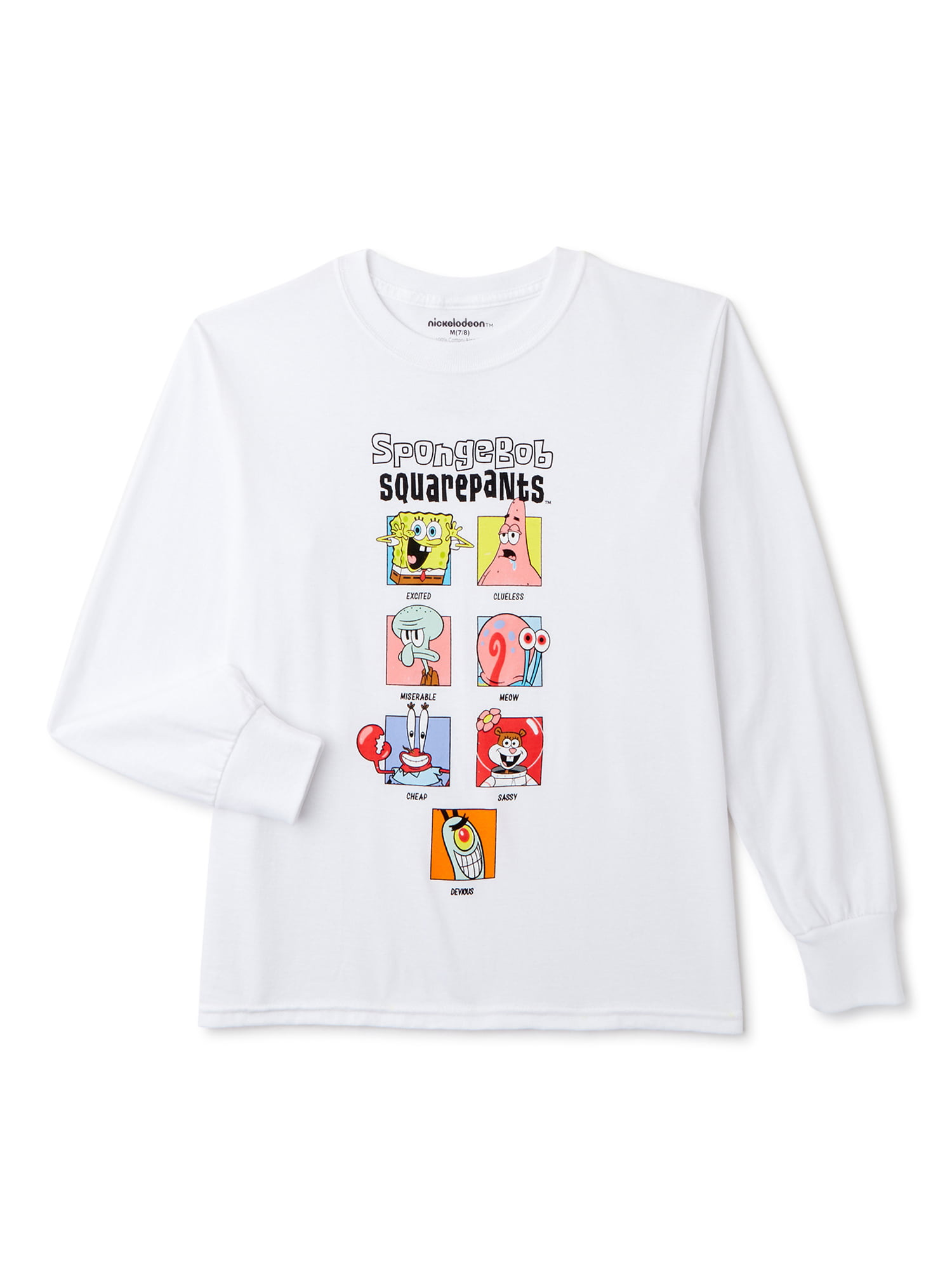 Nickelodeon By SpongeBob Long Sleeve Graphic T-Shirt (Little Girls ...