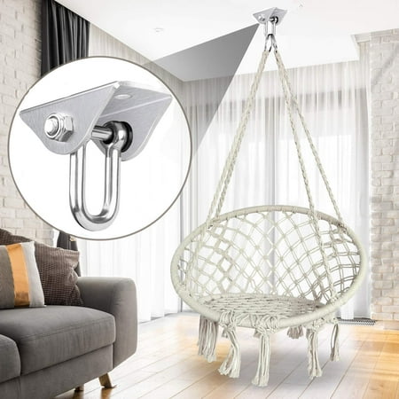 Stainless Steel Heavy Duty Ceiling Hook, Premium Hammock Hook, 2 Screw ...