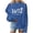 Blue, variant on Halloween Sweatshirts for Women Oversized 1692 They Missed One Graphic Shirt Fleece Sweatshirt Halloween Witch Shirt Holiday Pullover Tops