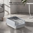 thumbnail image 5 of Rugerasy 38L Stainless Steel Cat Litter Box with Lid, Large for Big Cats, Gray, 5 of 6