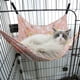 thumbnail image 3 of Hamaca para gatos de lona para primavera y verano, hamaca colgante de terciopelo para gatos, longitud ajustable, columpio colgante para gatos, nido para gatos, 3 of 3