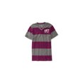 thumbnail image 1 of Aeropostale - Camiseta con adornos A87 a rayas para hombre, gris, grande, 1 of 2
