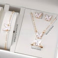 thumbnail image 3 of 6pcs Butterfly Jewelry Set Women Watches Female Watch Necklace, 3 of 21