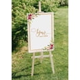 thumbnail image 5 of Darling Souvenir MADE WITH LOVE PersonalizedWelcomeBannerWatercolor Flower With Border,Custom Text Poster Party CollectionWelcomeSignGreat For Wedding, Birthday, Engagement Party- 18x12, 5 of 5