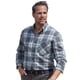 thumbnail image 2 of Atlas For Men - Camisa Cuadro de Franela para Hombre (Antracita, Azul, Crudo), 2 of 3