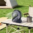 thumbnail image 6 of Desktop Fan Ceiling Fan with Light Enclosed Low Profile Fan Light with Remote Control Portable Fan for Outdoor Work Use, 6 of 6