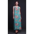 thumbnail image 2 of Bimba Rayon Floral Printed Spaghetti Strap Sleeveless Womenâ€™s Cami Maxi Slip Swing Dress-Medium, 2 of 4