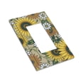 thumbnail image 3 of ZICANCN Outlet Covers Wall Plate, Boho Floral Ethnic Sunflower Light Switch Cover Decorative, Duplex Toggle Combo 1-Gang, 3 of 9